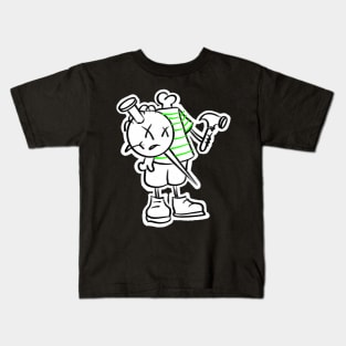 Mr. Sinmo green Kids T-Shirt